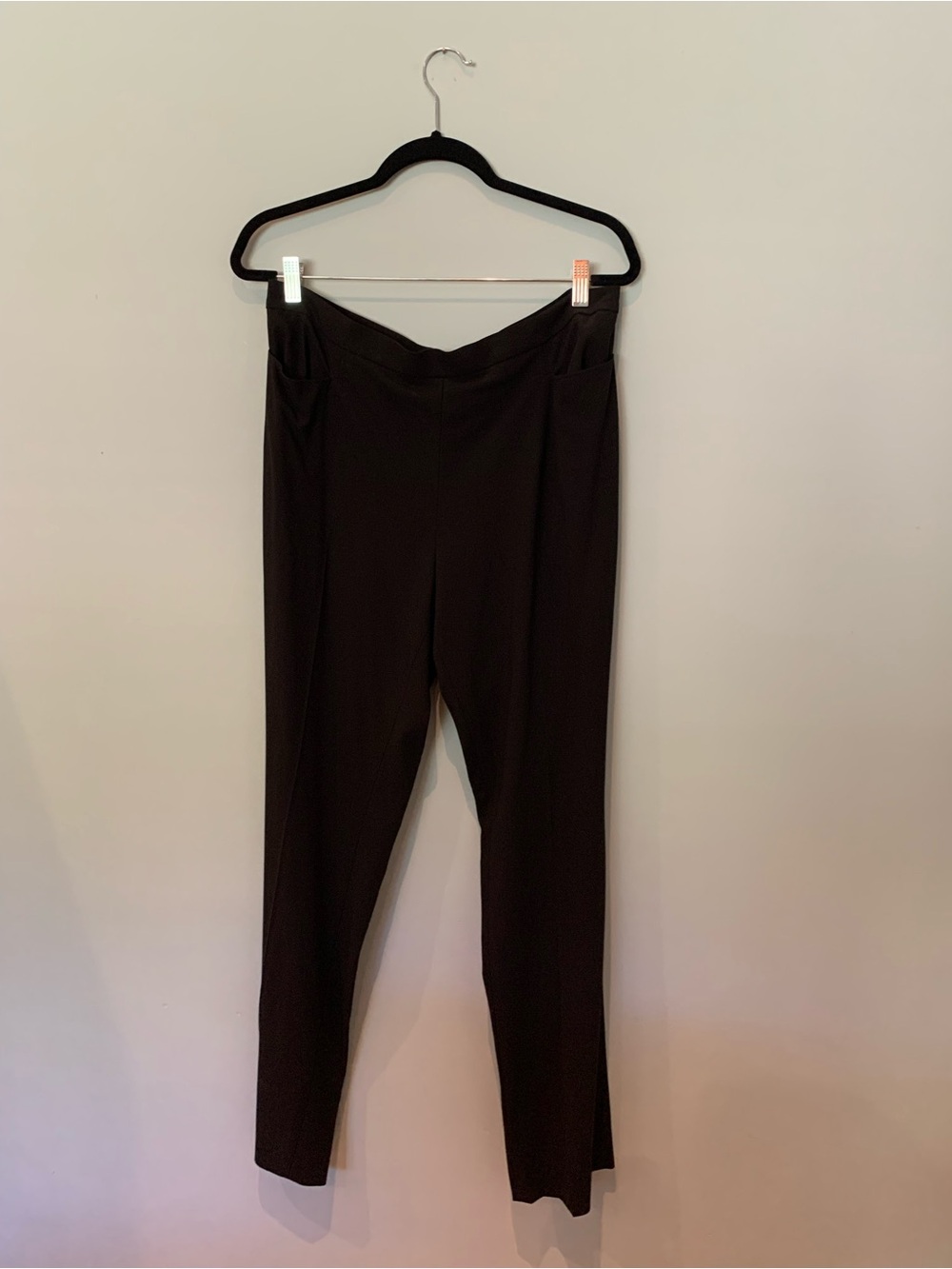 Akris Black Trousers with Front Pockets